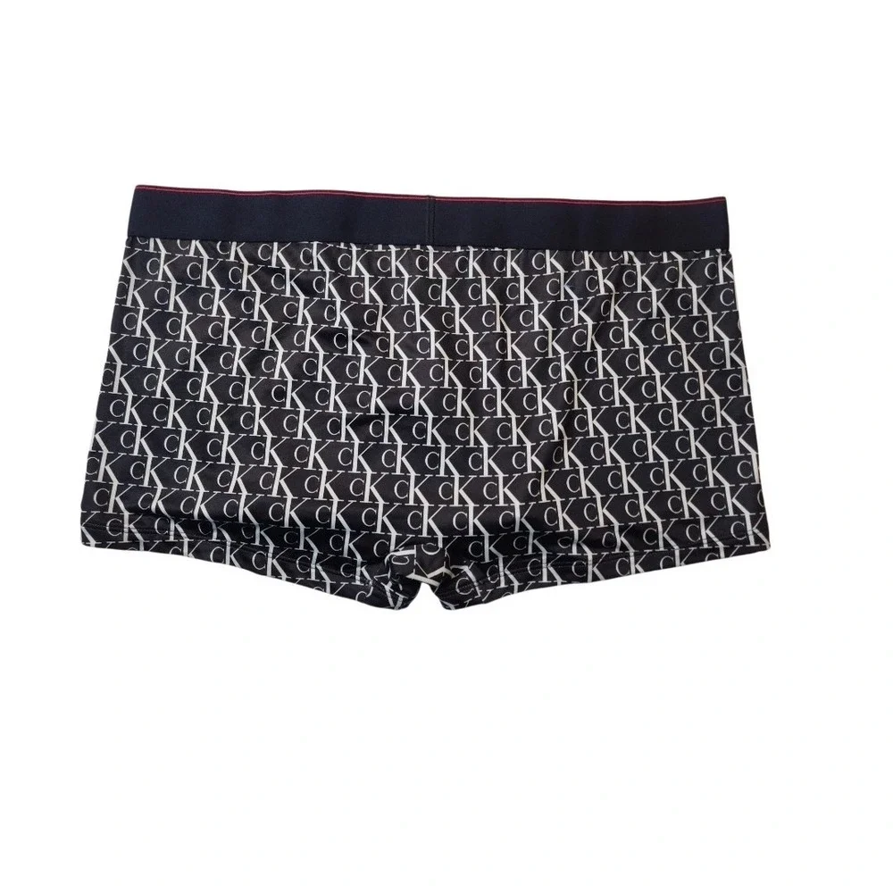Calvin Klein Men's Low Rise Trunk Graphic Monogram Microfiber Stretch Size XL